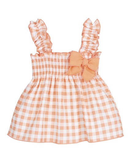 V Vestido CUADROS