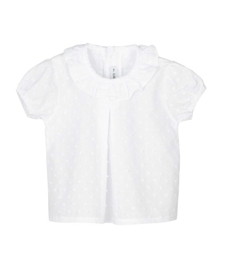 V Camisa Plumeti manga corta