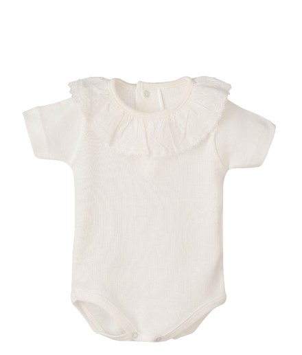 V Body cuello manga corta Plumetilla