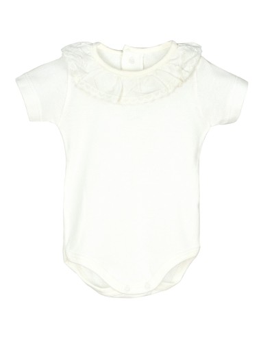 V Body cuello manga corta Plumetilla
