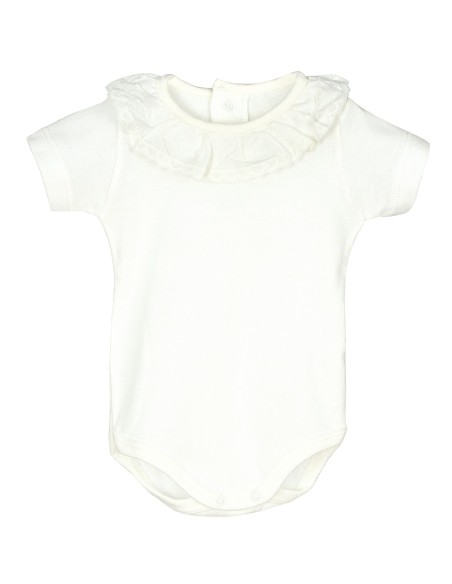 V Body cuello manga corta Plumetilla