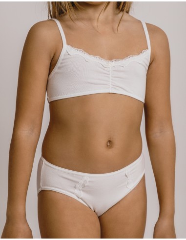 Conjunto Comunion niña top Ondass