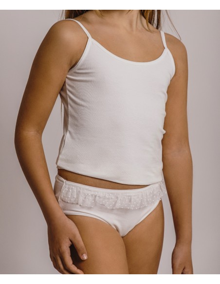 Conjunto Comunión niña Sin Puntilla camisa Tul