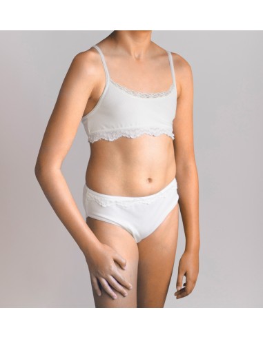 Conjunto Comunión niña top Ondina