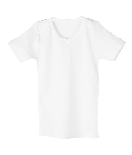 Camiseta canalé Manga corta