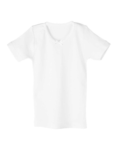 Camiseta canalé Manga corta