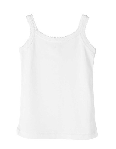 Camiseta canalé tirantes