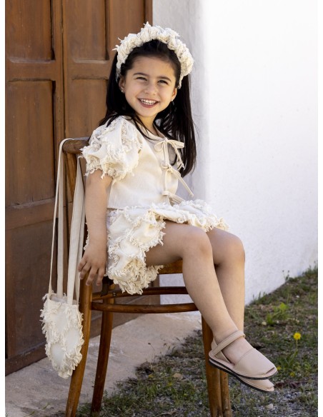 V Conjunto Falda WHEAT