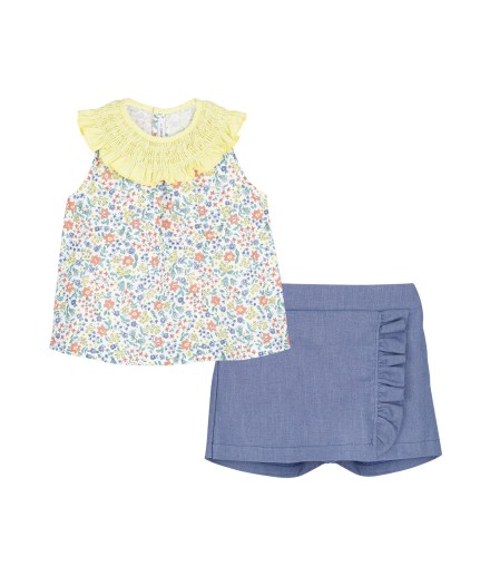V Conjunto Falda-Pantalón AGRA Bebé Niña