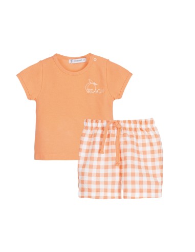 V Conjunto Pantalón CUADROS Bebé Niño