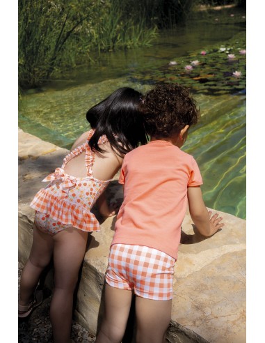 V Conjunto Pantalón CUADROS Bebé Niño