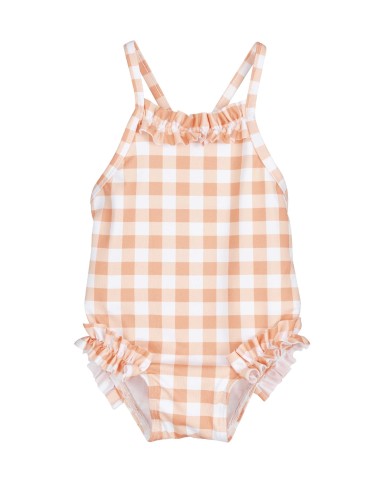 V Bañador CUADROS Bebe Niña
