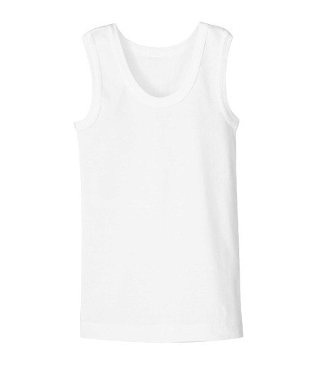 Camiseta canalé tirantes Foto
