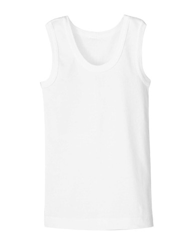 Camiseta canalé tirantes Foto