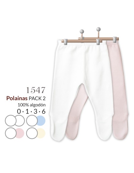 I Pack 2 polainas lisa,unisex